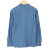 RRL ダブルアールエル 国内正規品 インディゴ シャンブレー ワーク チンストラップ 長袖シャツ ブルー系 M【中古】