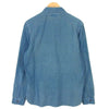 RRL ダブルアールエル 国内正規品 猫目ボタン チェック ユニチケ インディゴ 長袖シャツ ブルー系 M【中古】