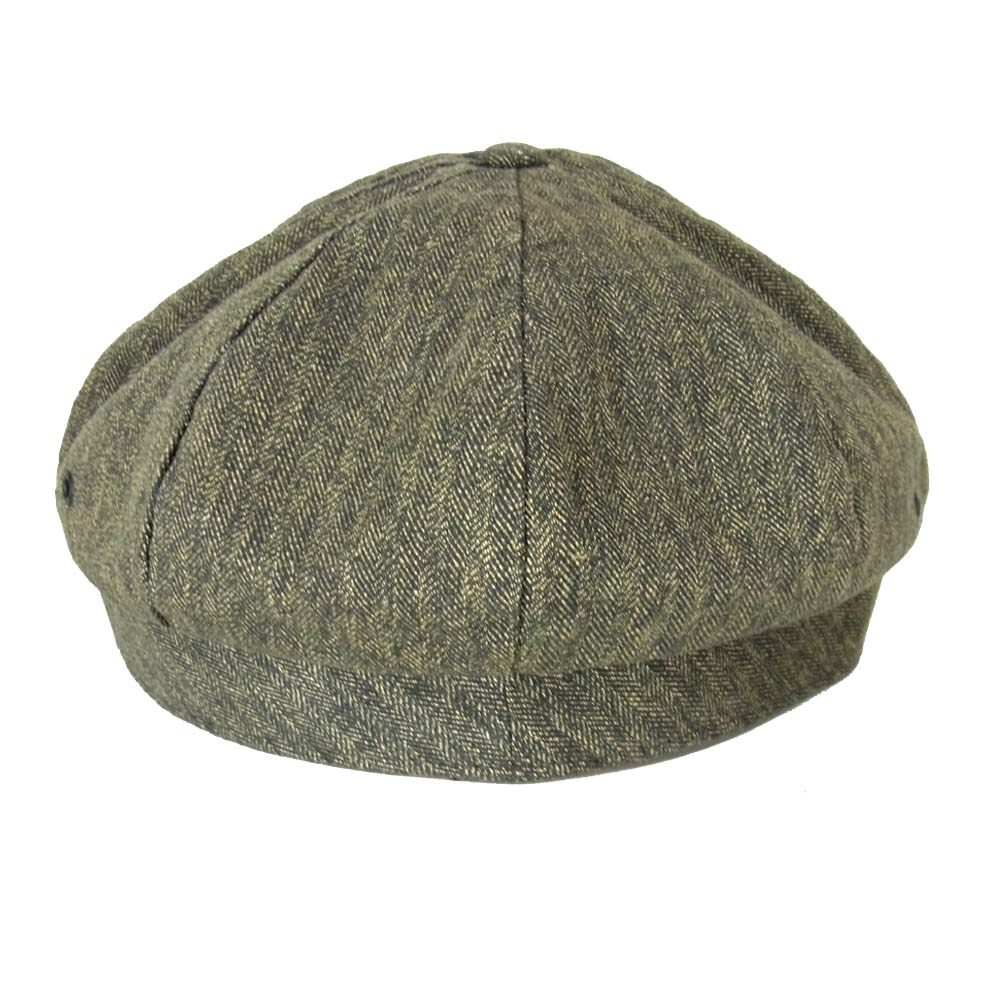 RRL ダブルアールエル レザートリム モーターサイクル キャップ グレー系 L【中古】