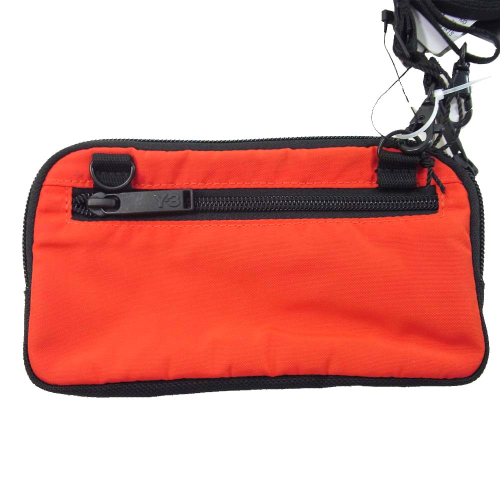 Yohji Yamamoto ヨウジヤマモト Y-3 ワイスリー 20SS FS2363-ACCS20 CARABINER POUCH ポーチ サコッシュ ショルダーバッグ レッド系 ブラック系 NS【新古品】【未使用】【中古】