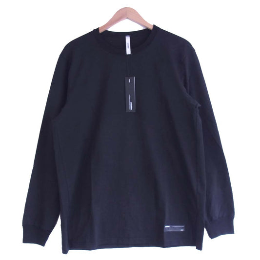 ATTACHMENT アタッチメント AJ03-256 ギザシルキー天竺 クルーネックL/S ブラック系 3【新古品】【未使用】【中古】