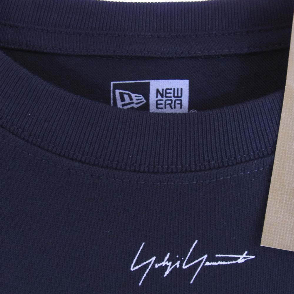 Yohji Yamamoto ヨウジヤマモト POUR HOMME プールオム HR-T95-077-1A New Era MINI LOGO L/S COTTON TEE ブラック系 XL【新古品】【未使用】【中古】