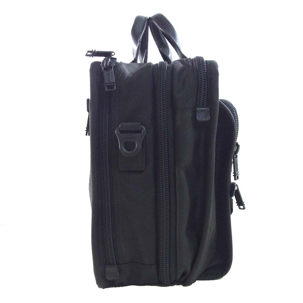 TUMI トゥミ 26141DH 2WAY アルファ エクスパンダブル オーガナイザー コンピューター ブリーフケース ブラック系【美品】【中古】