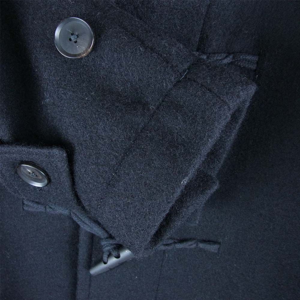AURALEE オーラリー 18aw A8AC01HM HARD MELTON DUFFLE COAT メルトン ダッフル コート ブラック系 4【美品】【中古】