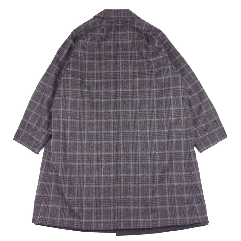アナトミカ 20AW 530-552-02 SINGLE RAGLAN 2 S-P GABARDINE リバーシブル シングル ラグラン コート ブラック系 チャコール系 48【新古品】【未使用】【中古】