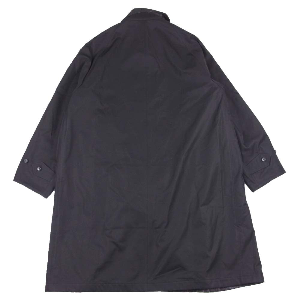アナトミカ 20AW 530-552-02 SINGLE RAGLAN 2 S-P GABARDINE リバーシブル シングル ラグラン コート ブラック系 チャコール系 48【新古品】【未使用】【中古】