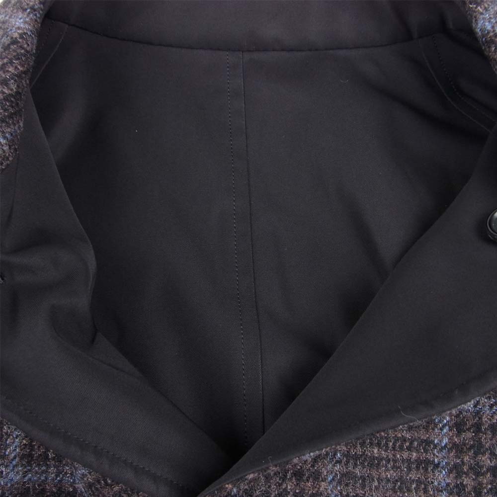 アナトミカ 20AW 530-552-02 SINGLE RAGLAN 2 S-P GABARDINE リバーシブル シングル ラグラン コート ブラック系 チャコール系 48【新古品】【未使用】【中古】