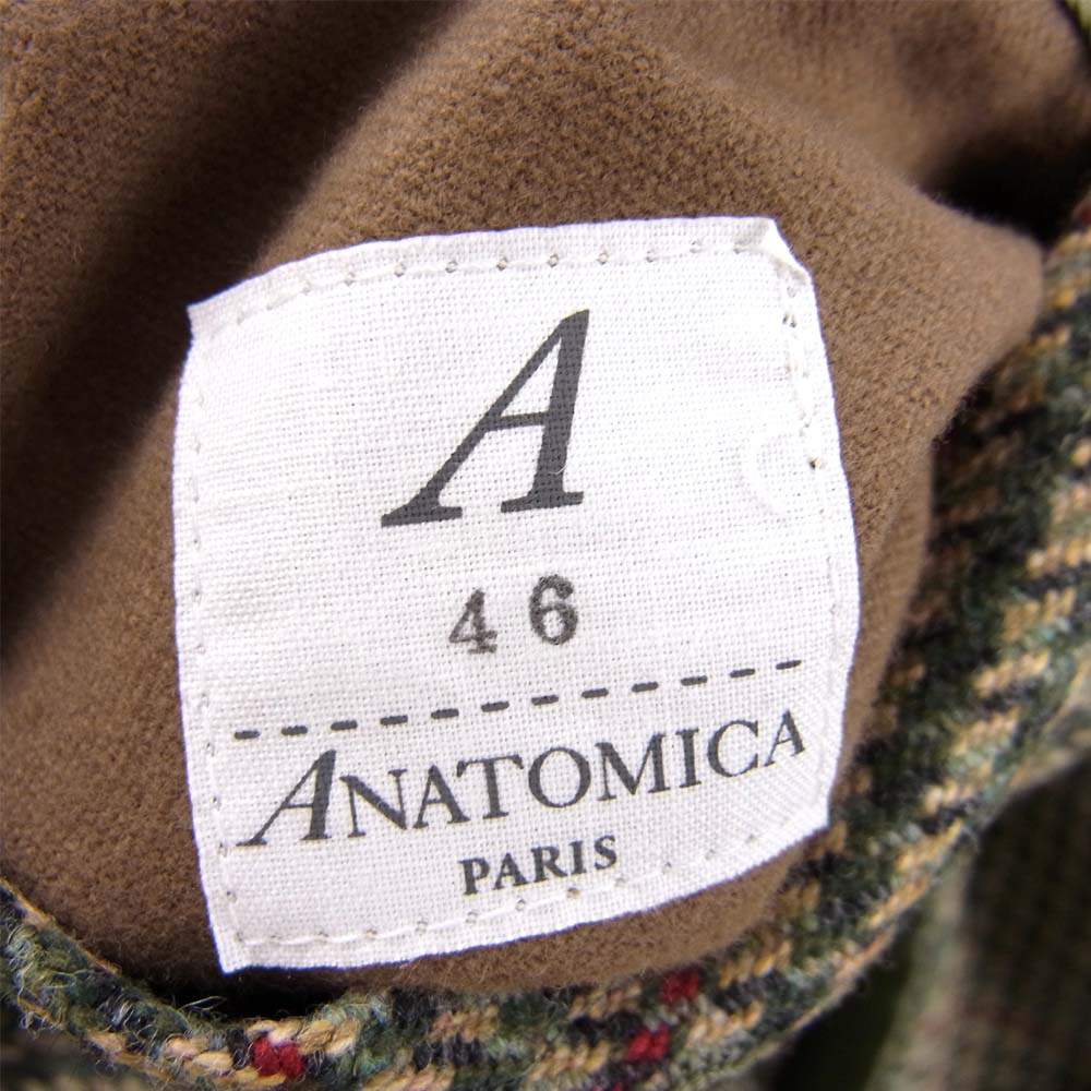 アナトミカ 20AW 530-552-02 SINGLE RAGLAN 2 S-P GABARDINE リバーシブル シングル ラグラン コート オリーブ系 46【新古品】【未使用】【中古】