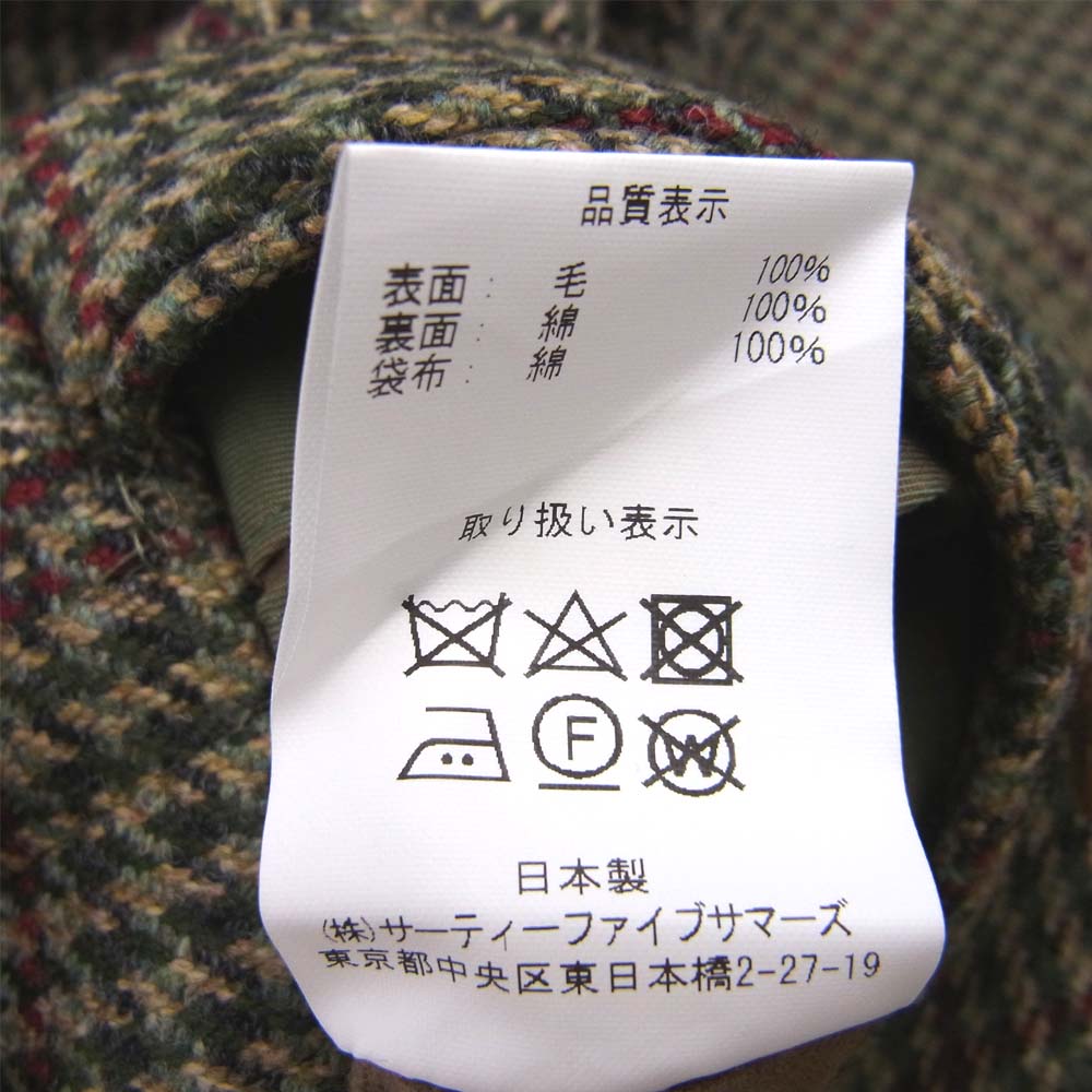 アナトミカ 20AW 530-552-02 SINGLE RAGLAN 2 S-P GABARDINE リバーシブル シングル ラグラン コート オリーブ系 46【新古品】【未使用】【中古】