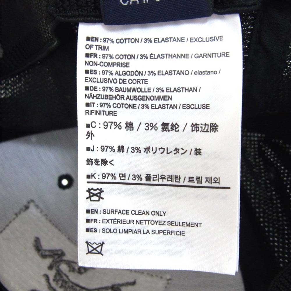 リーフ LEAF リーフ B.A.C. CAP キャップ ブラック系【美品】【中古】