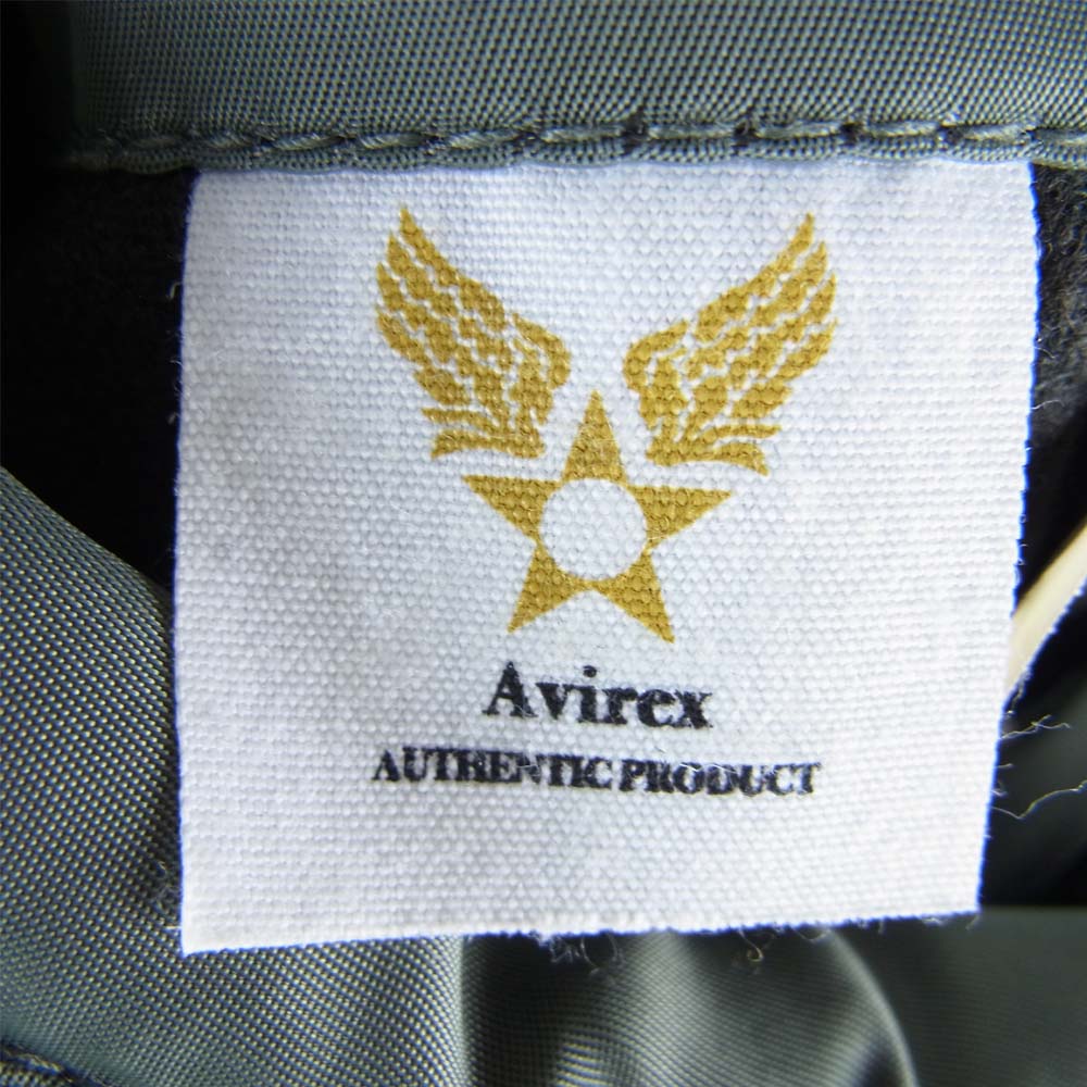 AVIREX アヴィレックス 6172027 N-3B タイトシルエットモデル フライトジャケット グリーン系 L【中古】