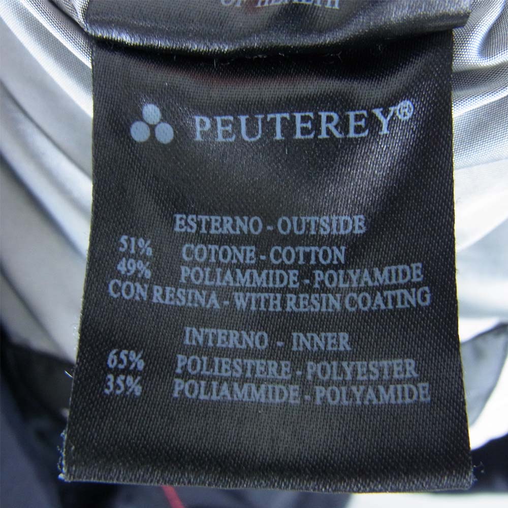 PEUTEREY ピューテリー HURRICANE MG ハリケーン ダウン ジャケット コート ブラック系 XL【中古】