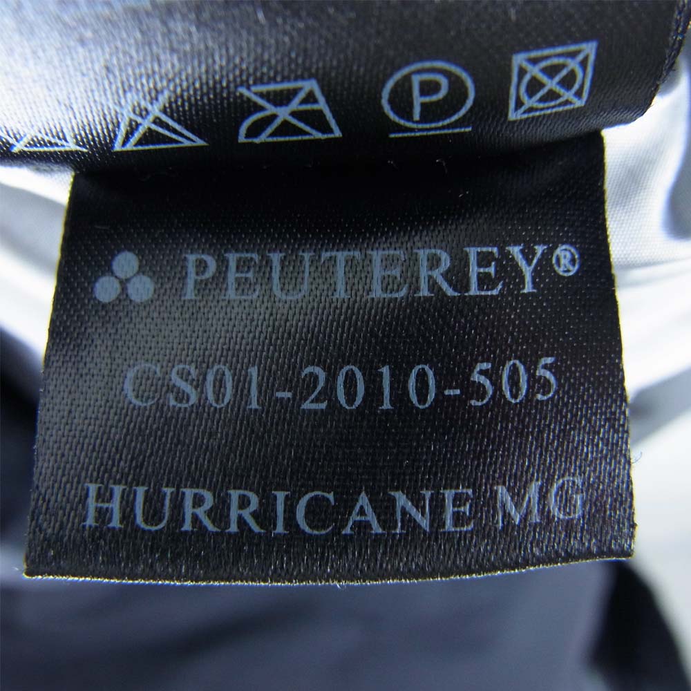 PEUTEREY ピューテリー HURRICANE MG ハリケーン ダウン ジャケット コート ブラック系 XL【中古】