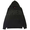 Supreme シュプリーム 14AW banner pullover biglogo バナー プルオーバー ビッグロゴ パーカー ブラック系 L【中古】