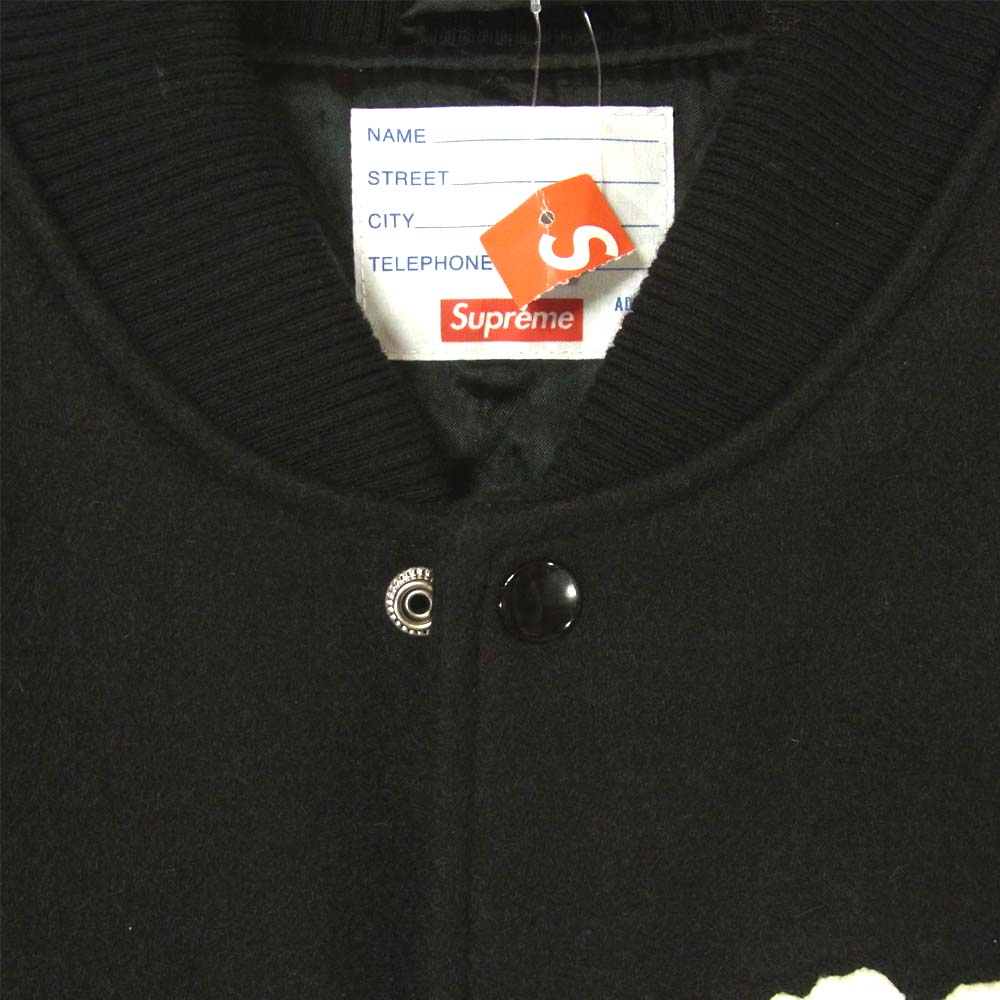 Supreme シュプリーム 17AW Gonz Ramm Varsity Jacket マークゴンザレス スタジャン ブラック系 M【新古品】【未使用】【中古】