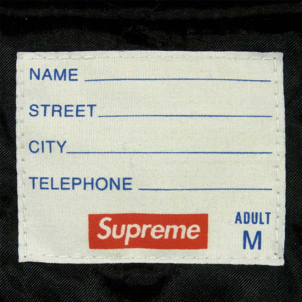 Supreme シュプリーム 17AW Gonz Ramm Varsity Jacket マークゴンザレス スタジャン ブラック系 M【新古品】【未使用】【中古】