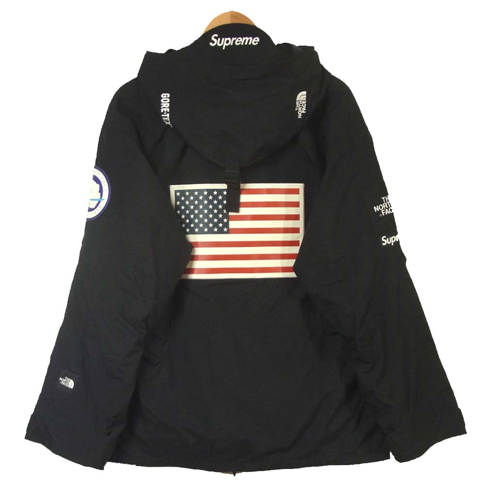 Supreme シュプリーム 17SS THE NORTH FACE ノースフェイス 国内正規品 Trans Antarctica Expedition Gore-Tex Pullover ブラック系 S【中古】