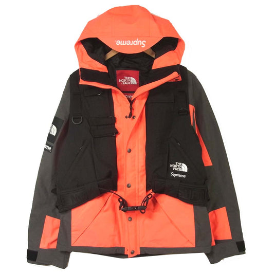 Supreme シュプリーム 20SS THE NORTH FACE ノースフェイス RTG JACKET VEST ジャケット ベスト レッド系 グレー系 S【美品】【中古】