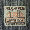 THE FLAT HEAD ザフラットヘッド 刺繍 デニム シャツ インディゴブルー系 38【中古】