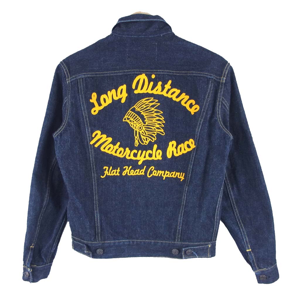 THE FLAT HEAD ザフラットヘッド 6003W 刺繍 デニム ジャケット 3rd