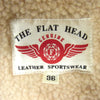 THE FLAT HEAD ザフラットヘッド ディアスキン ランチコート ジャケット ブラウン系 36【中古】