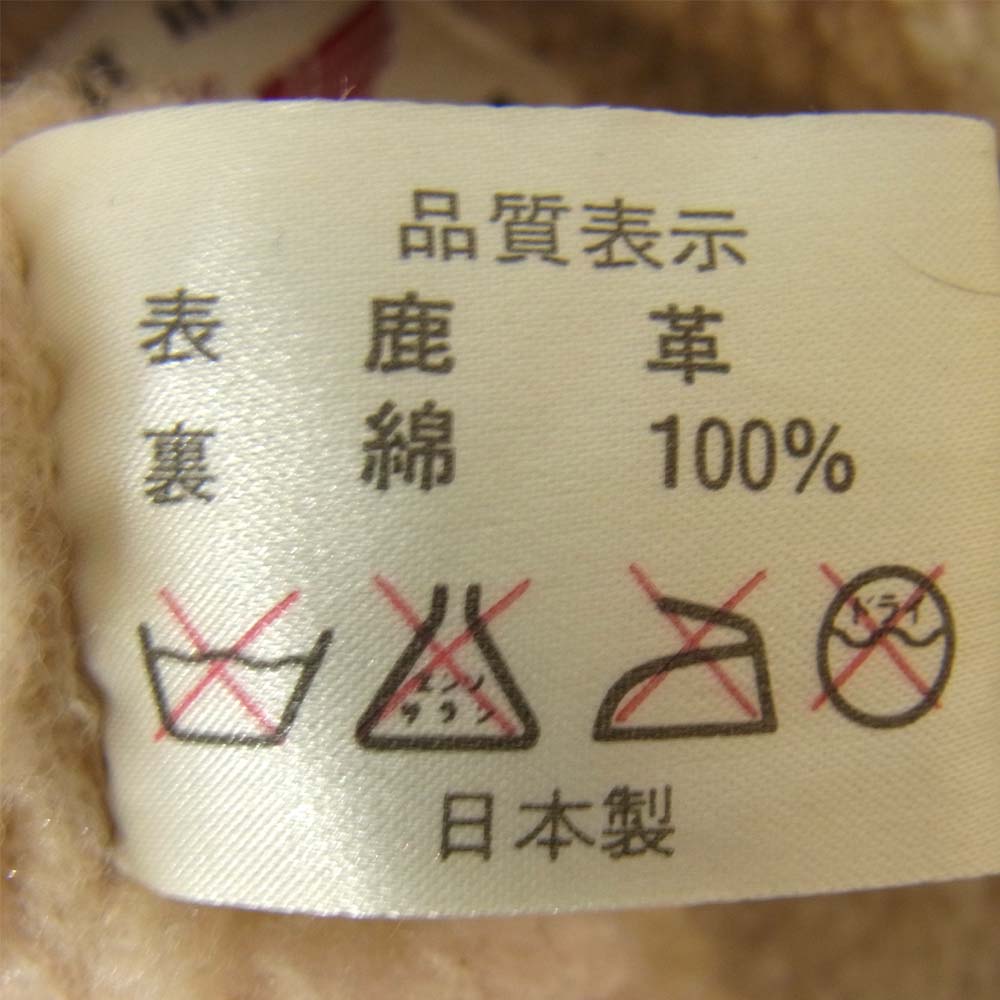 THE FLAT HEAD ザフラットヘッド ディアスキン ランチコート ジャケット ブラウン系 36【中古】