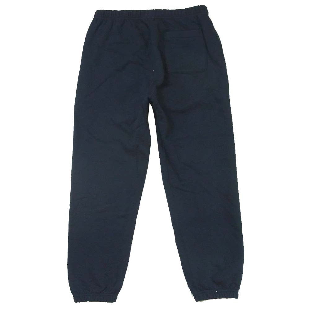 Supreme シュプリーム 19AW Text Rib Sweat pants テキストリブ スウェットパンツ 中国製 ネイビー系 S【中古】