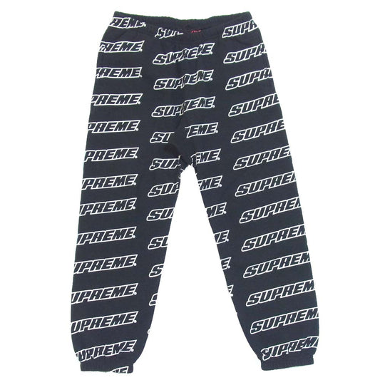 Supreme シュプリーム 18SS Repeat Sweatpant スウェットパンツ ブラック系 M【中古】
