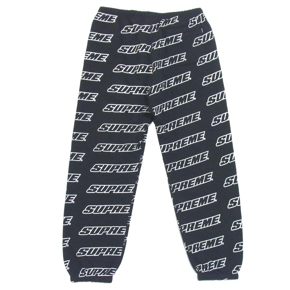 Supreme シュプリーム 18SS Repeat Sweatpant スウェットパンツ ブラック系 M【中古】