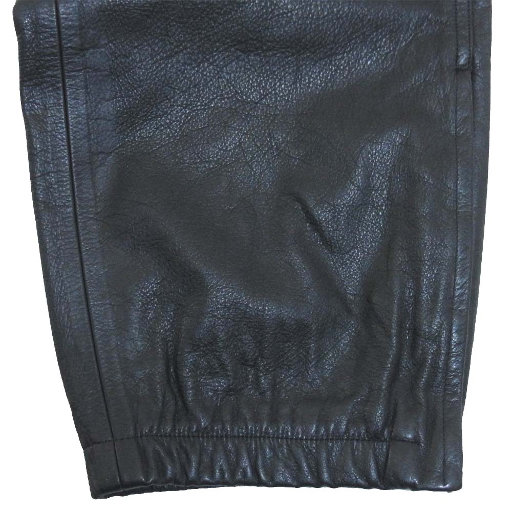 Supreme シュプリーム × ナイキ Nike 19AW Leather Warm Up Pant ブラック系 S【中古】
