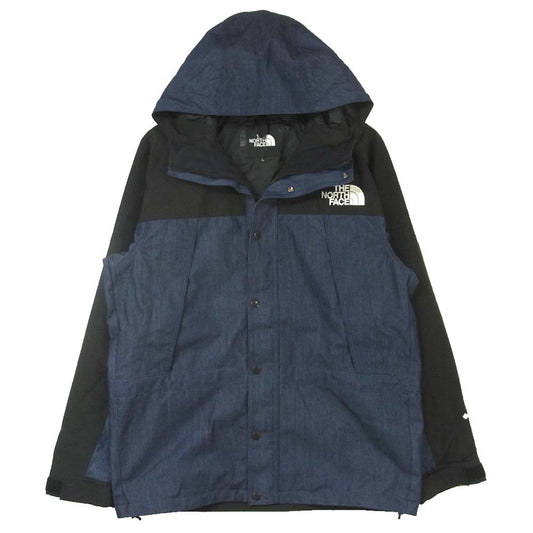 THE NORTH FACE ノースフェイス NP12032 国内正規品 マウンテン パーカー ライト デニム ジャケット インディゴブルー系 L【中古】