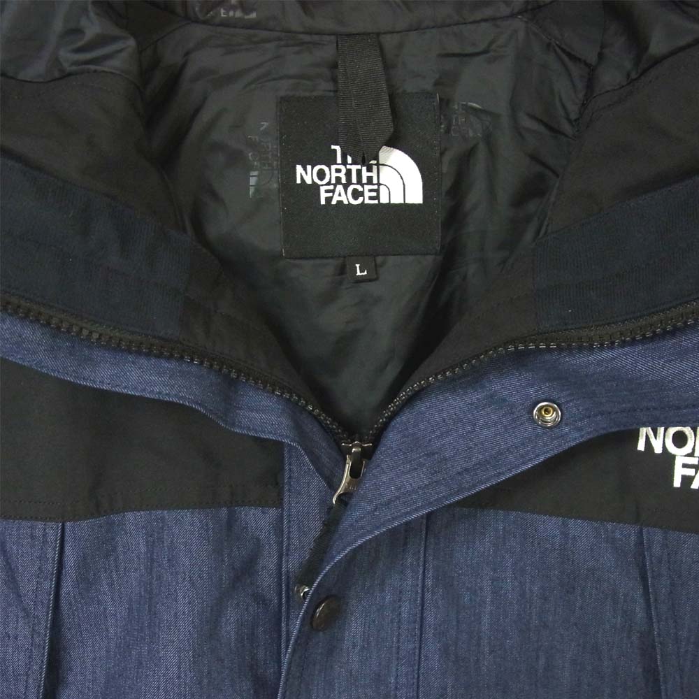 THE NORTH FACE ノースフェイス NP12032 国内正規品 マウンテン パーカー ライト デニム ジャケット インディゴブルー系 L【中古】