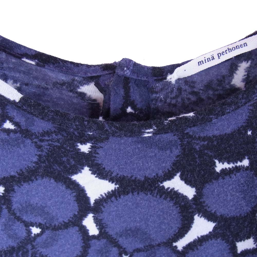 mina perhonen ミナペルホネン simile カットソー ネイビー系 110【中古】