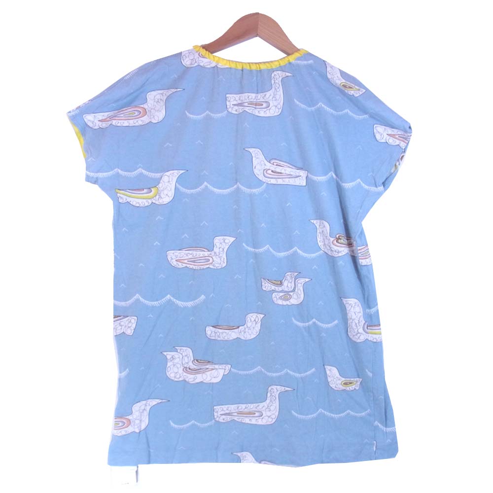 mina perhonen ミナペルホネン Morning port カットソー 140 ブルー系 140【中古】