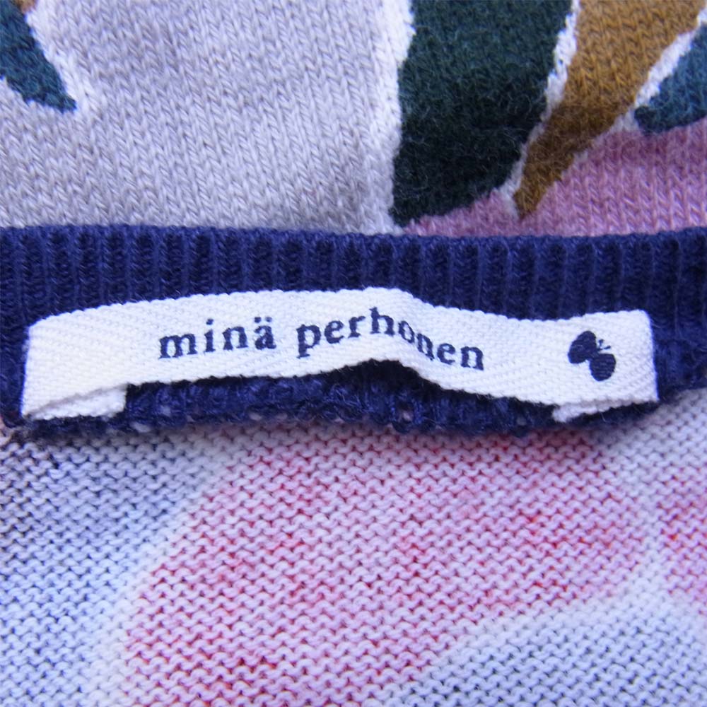 mina perhonen ミナペルホネン Flowerscope カットソー マルチカラー系 110【中古】