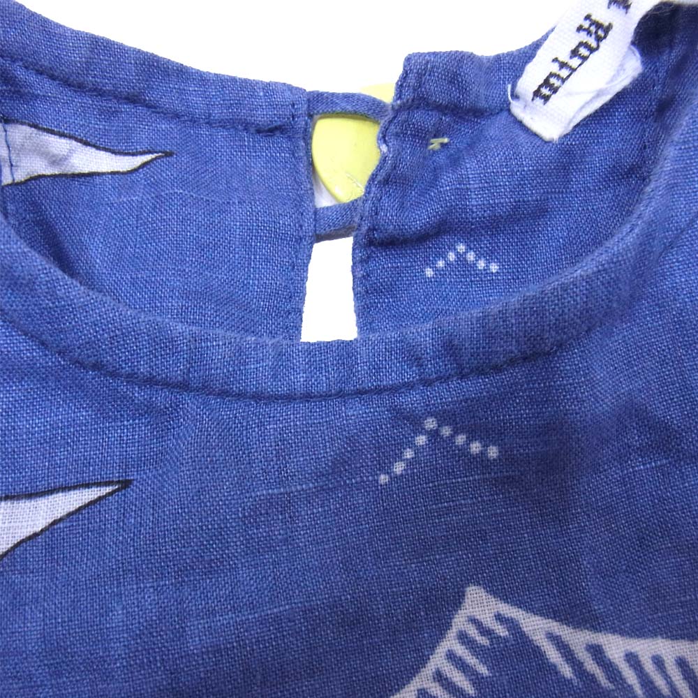 mina perhonen ミナペルホネン Morning port カットソー 90 ネイビー系 90【中古】