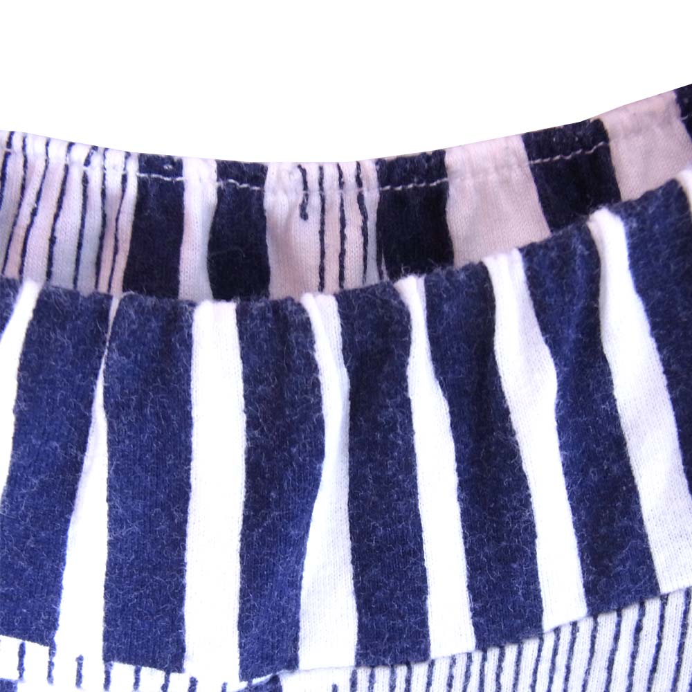 mina perhonen ミナペルホネン line tree ワンピース 110 白×紺 110【中古】