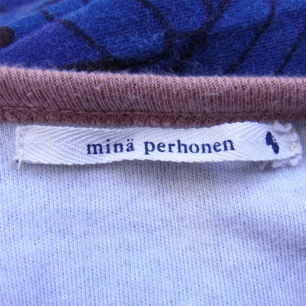 mina perhonen ミナペルホネン TA8683P stick tree ワンピース ネイビー系 140【中古】