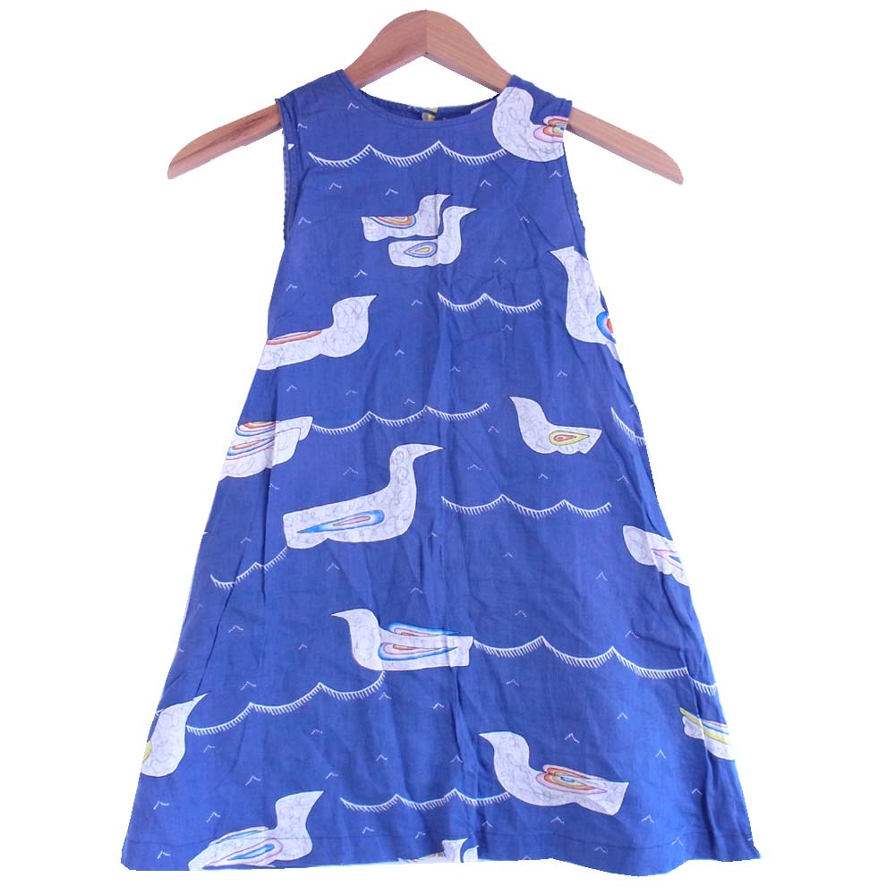 mina perhonen ミナペルホネン Morning port カットソー 130 ネイビー系 130【中古】
