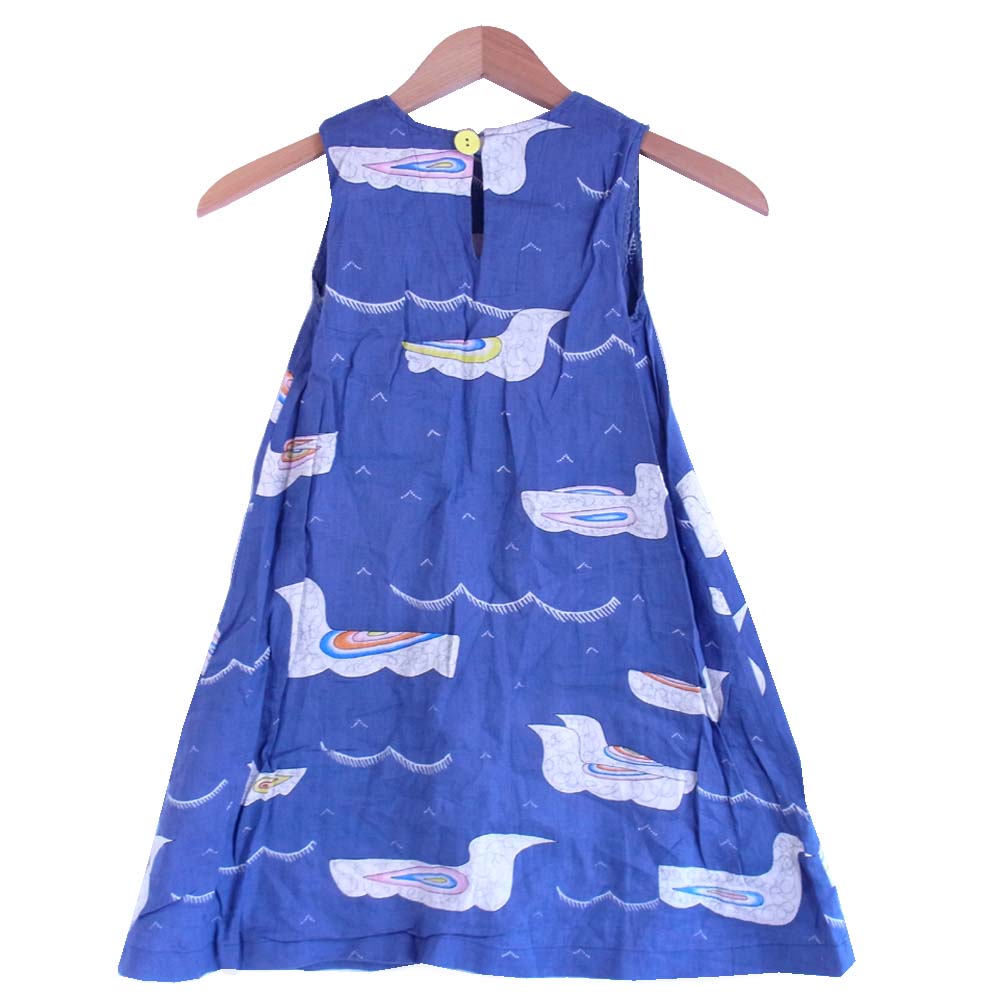 mina perhonen ミナペルホネン Morning port カットソー 130 ネイビー系 130【中古】