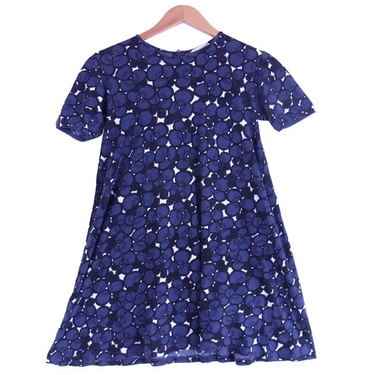 mina perhonen ミナペルホネン simile ワンピース ネイビー系 140【中古】