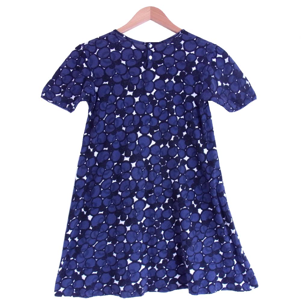 mina perhonen ミナペルホネン simile ワンピース ネイビー系 140【中古】