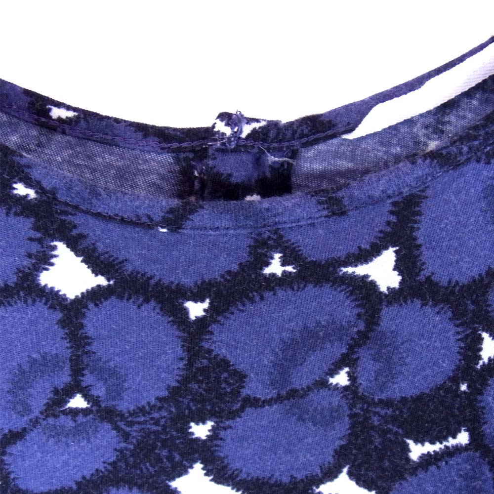 mina perhonen ミナペルホネン simile ワンピース ネイビー系 140【中古】