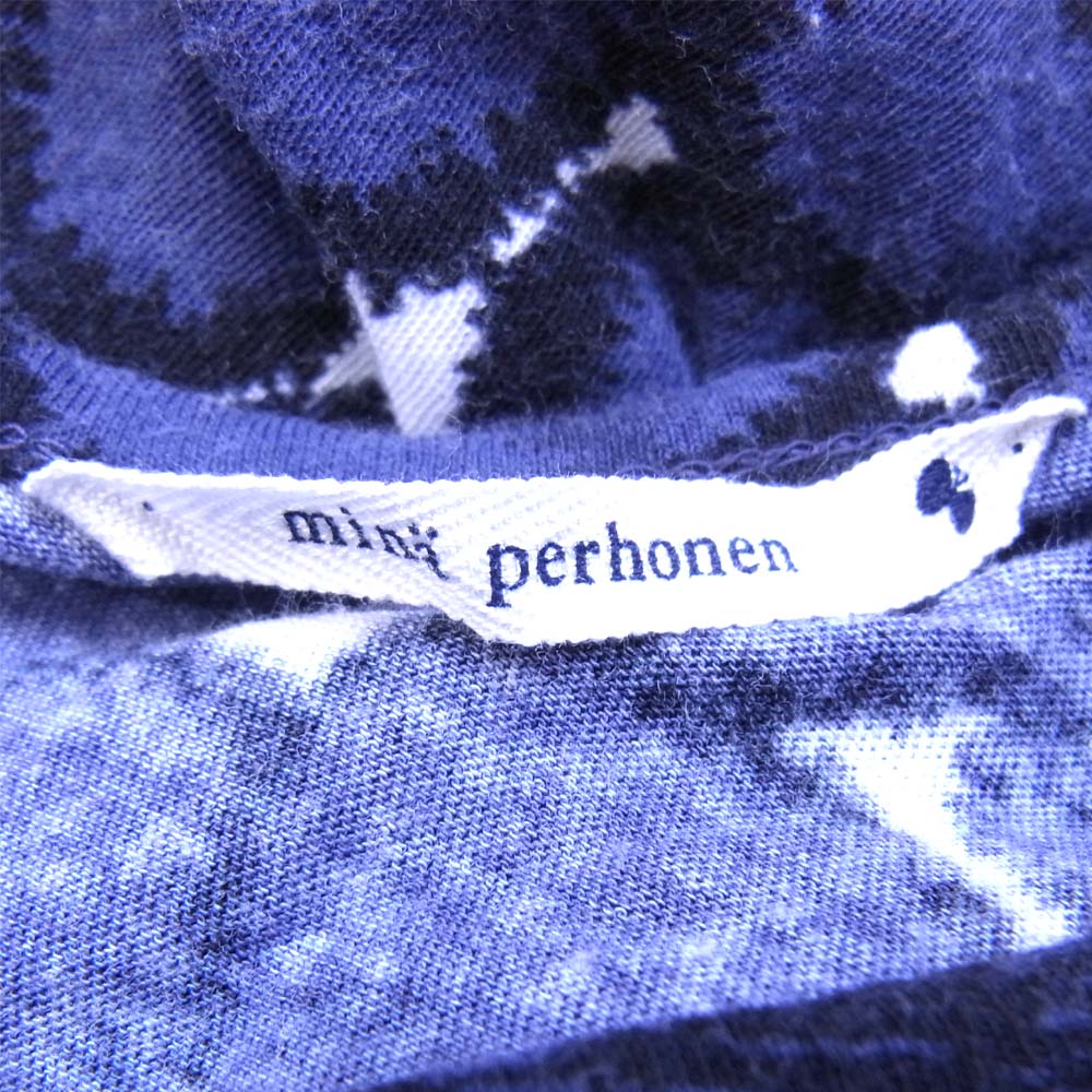 mina perhonen ミナペルホネン simile ワンピース ネイビー系 140【中古】