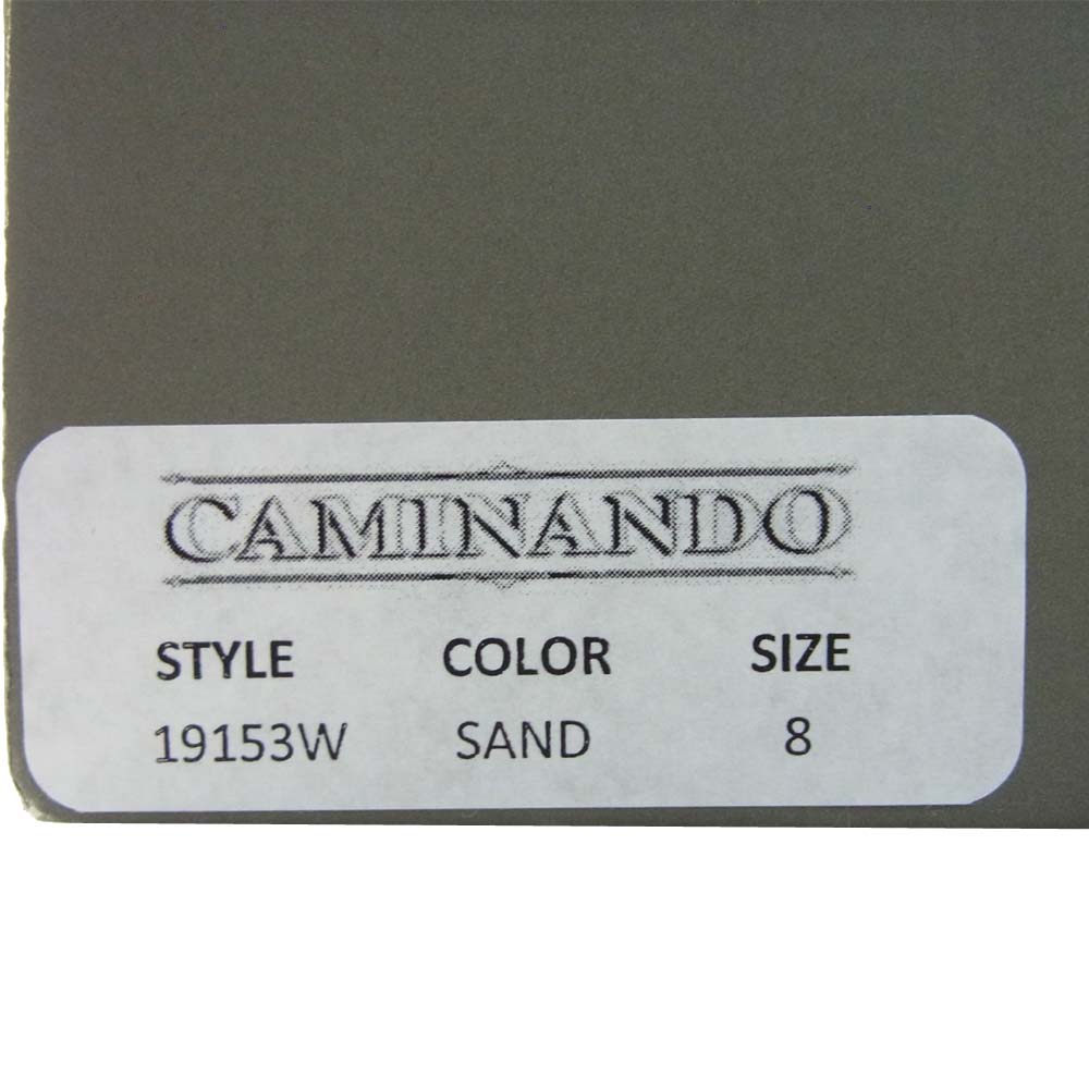 カミナンド 19153W ファー サンダル 8【極上美品】【中古】