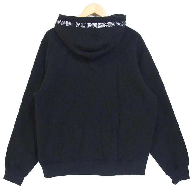 Supreme シュプリーム 19SS Topline Zip Up Sweatshirt ジップパーカー ブラック系 L【中古】