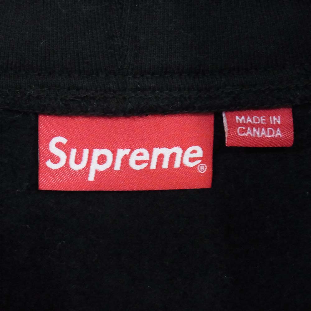 Supreme シュプリーム 19SS Topline Zip Up Sweatshirt ジップパーカー ブラック系 L【中古】