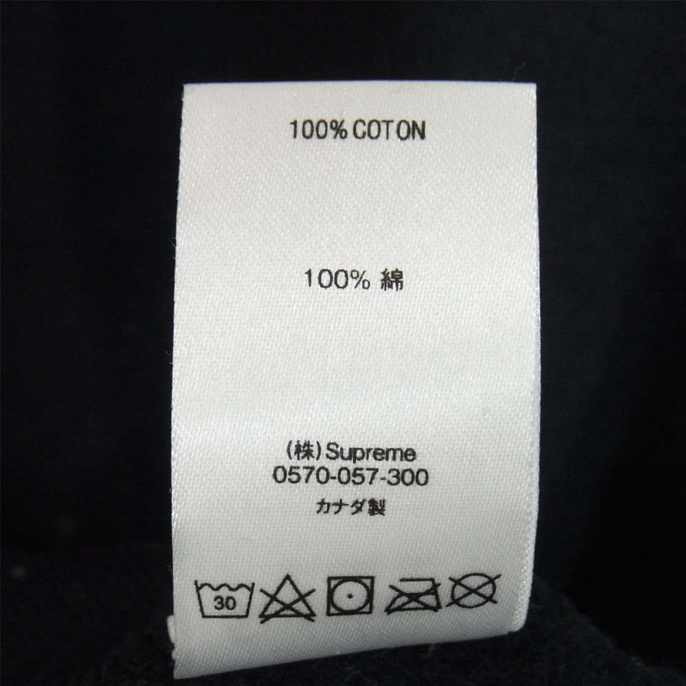 Supreme シュプリーム 19SS Topline Zip Up Sweatshirt ジップパーカー ブラック系 L【中古】