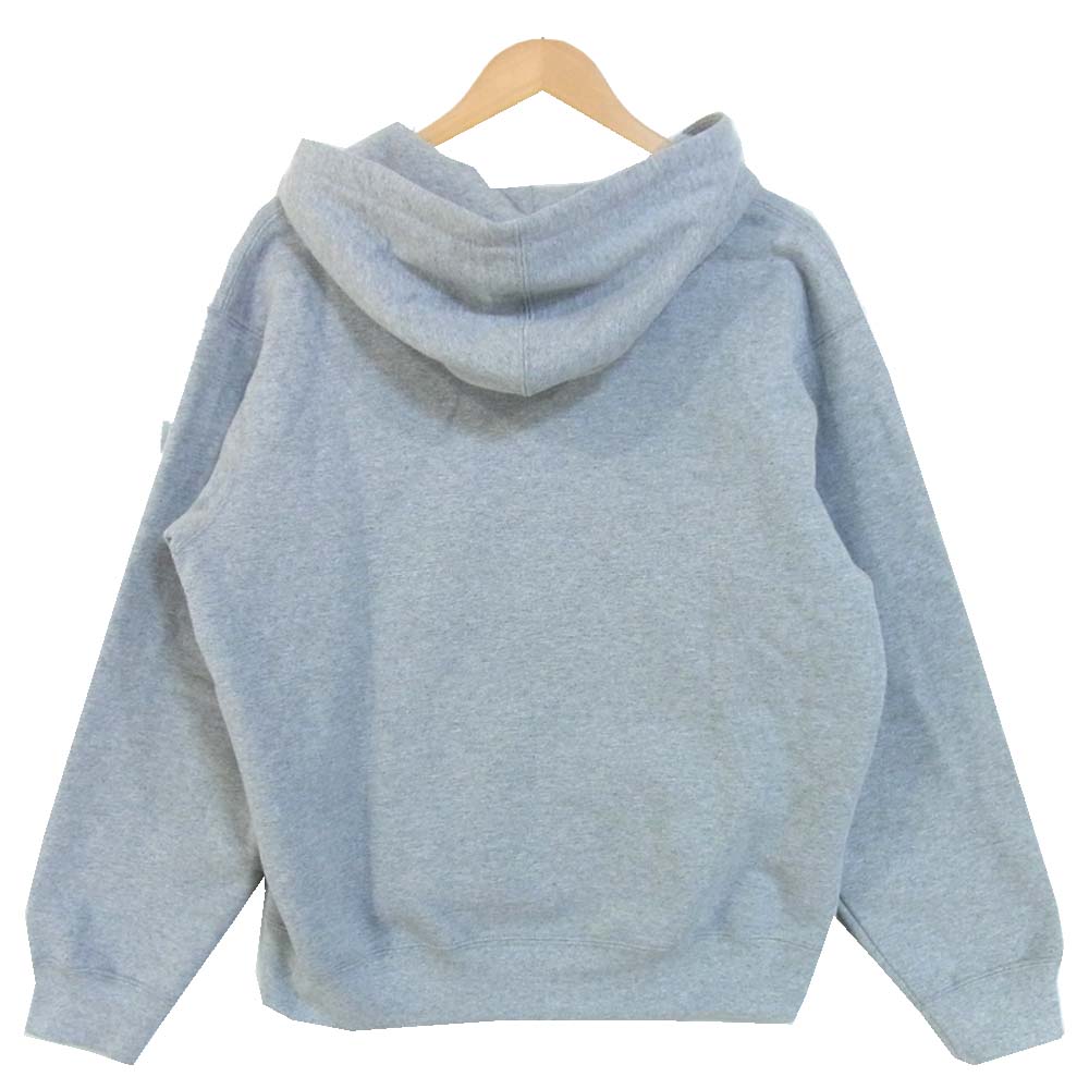 Supreme シュプリーム  19AW Text Stripe Zip Hooded Sweatshirts パーカー グレー系 M【美品】【中古】