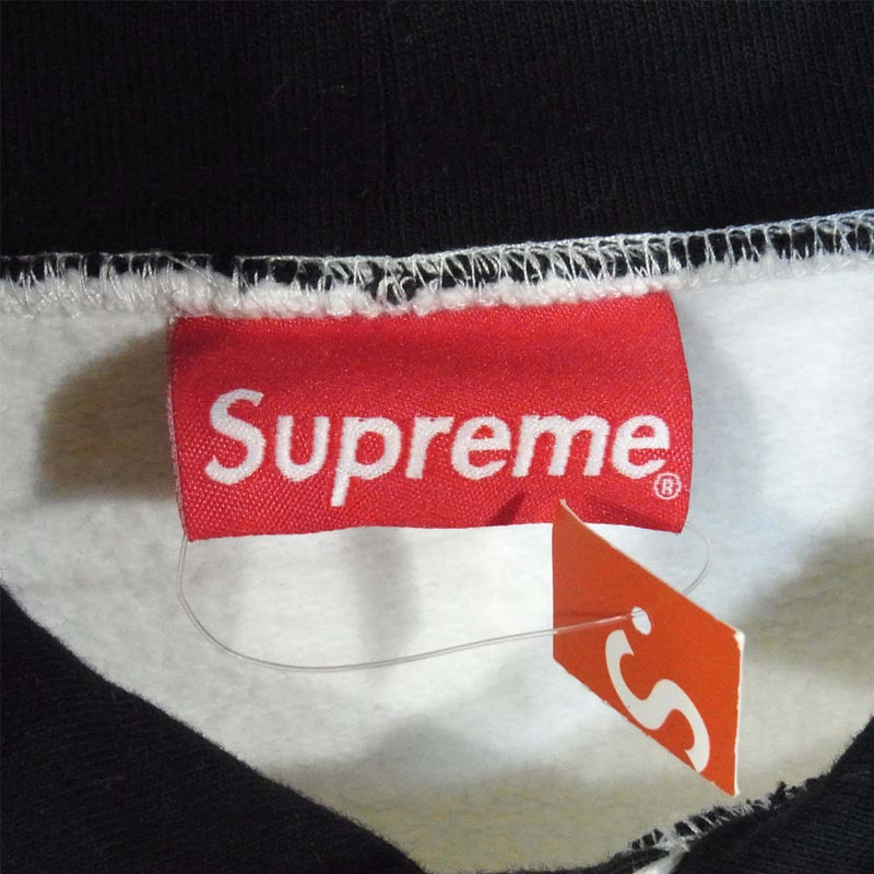 Supreme シュプリーム 19AW Spread Logo Hooded Sweatshirt パーカー ホワイト系 L【美品】【中古】